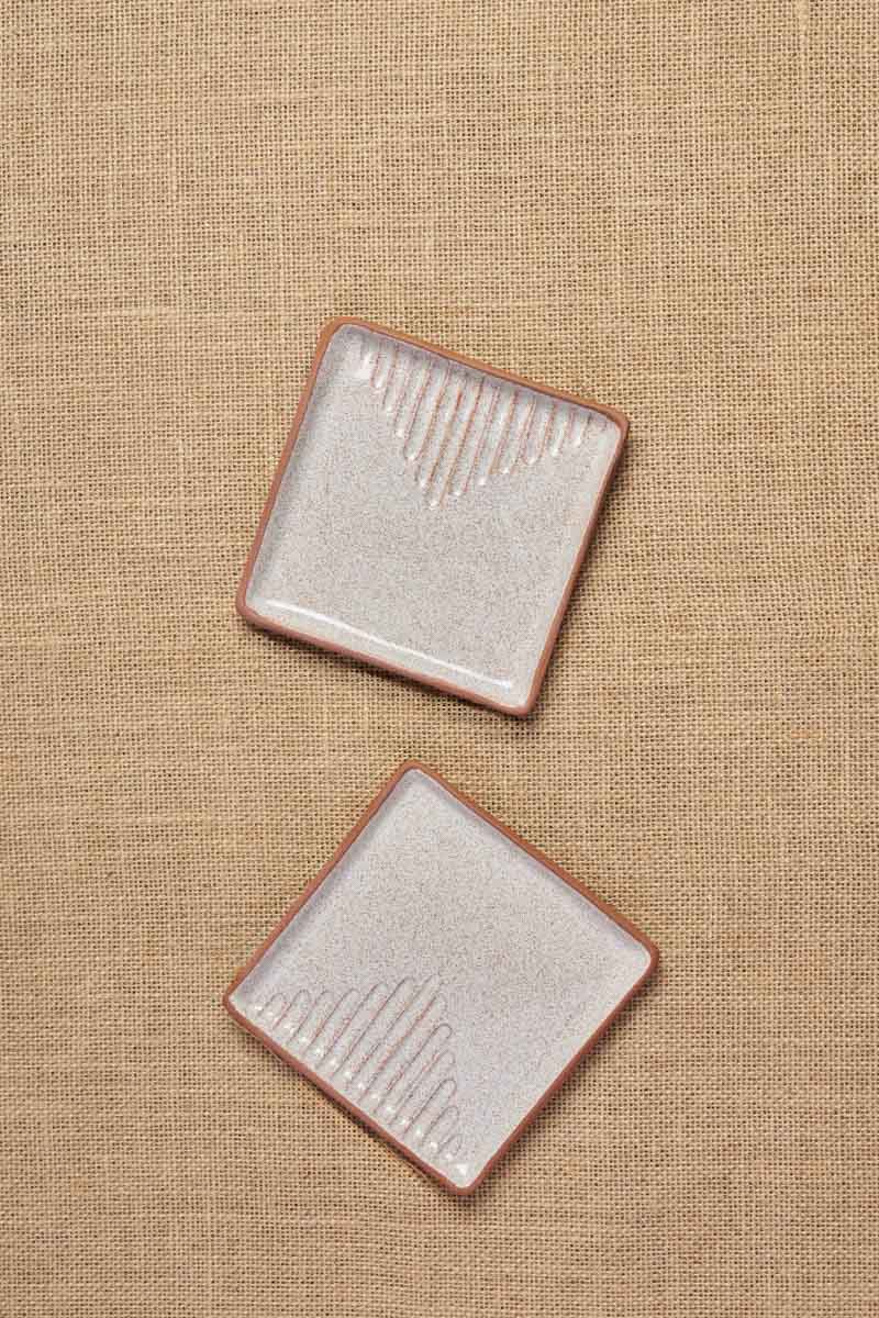 Tiger Hill Square Plate (Set of 2)