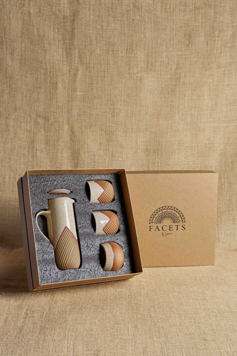 Handmade Ceramic Mug | Handmade Espresso Cup | Facets by Garima